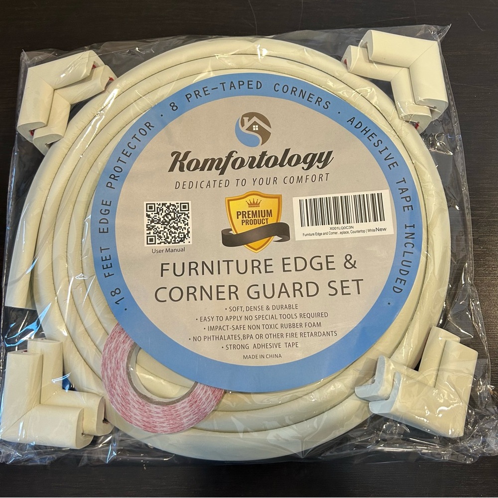 Komfortology Furniture Edge & Corner Guard Protector Set 18 ft